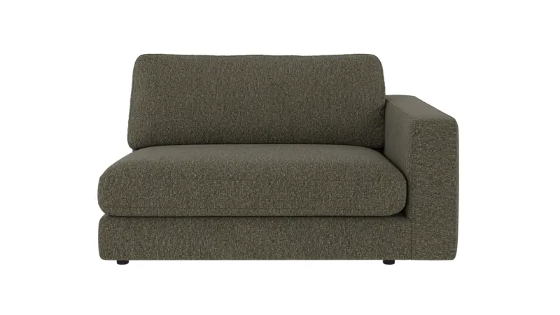 127950 b sb A Duncan 1,5 seater R green-brown fabric Oscar #88 (c3).