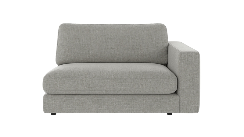 127450 b sb A Duncan 1,5 seater R medium grey fabric Robin #149 (c3).