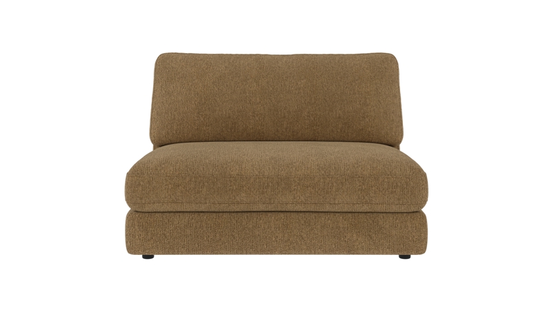 126941 b sb A Duncan 1,5 seat Middle sofa chair yellow fabric Max #170 (c2).