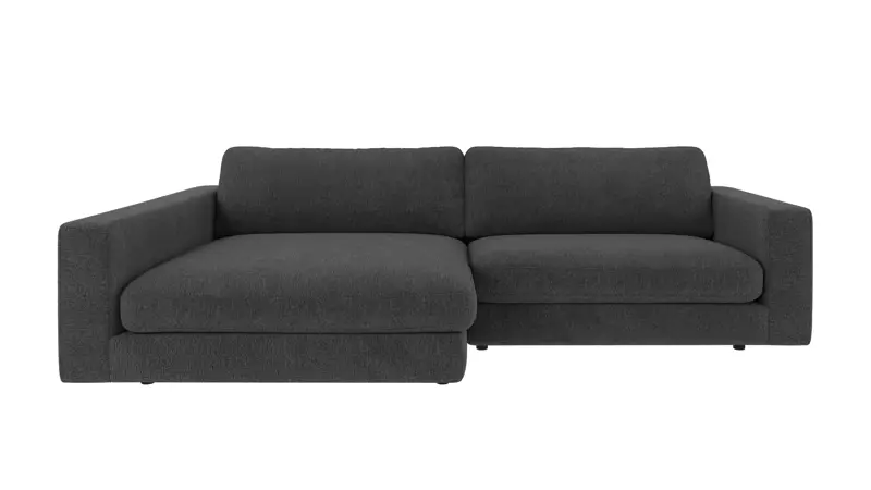 127028 b sb A Duncan sofa 3 seater-chaise longue L dark grey fabric Max #169 (c2).