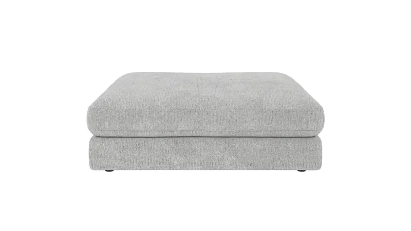 126920 b sb A Duncan foot stool light grey fabric Max #60 (c2).