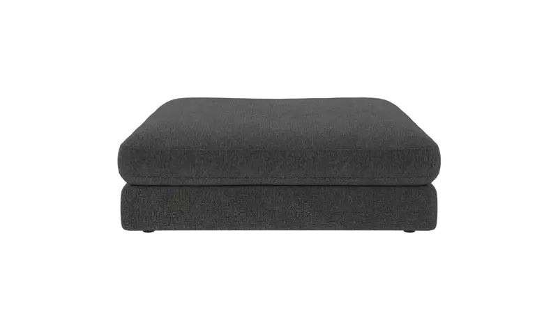 127020 b sb A Duncan foot stool dark grey fabric Max #169 (c2).