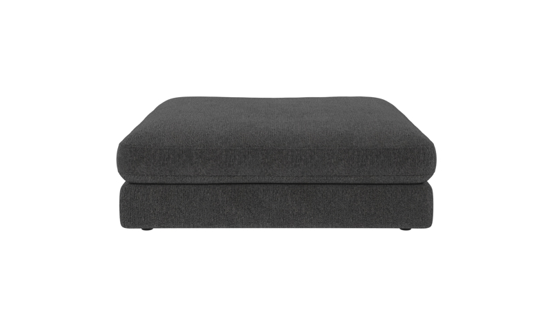 127020 b sb A Duncan foot stool dark grey fabric Max #169 (c2).