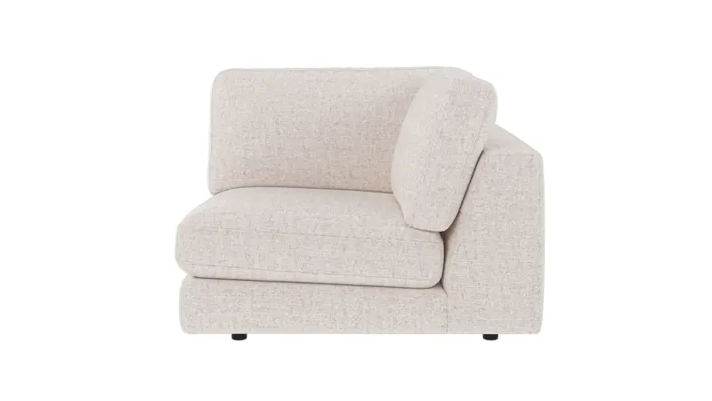 127871 b sb A Duncan 1 seater Corner light beige fabric Oscar #1 (c3).