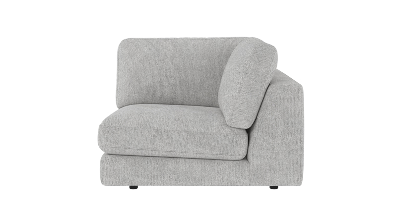 126931 b sb A Duncan 1 seater Corner light grey fabric Max #60 (c2).