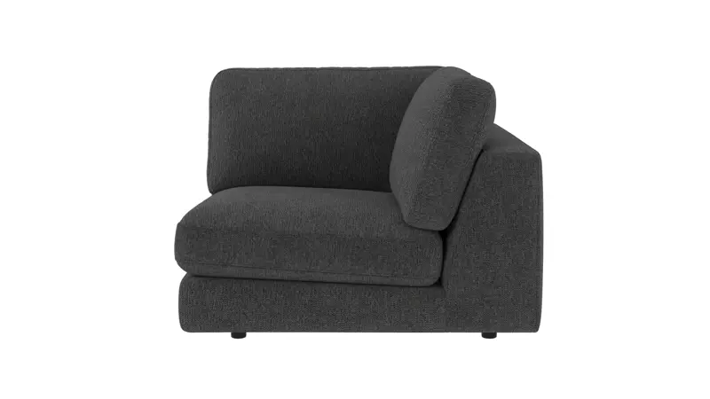127031 b sb A Duncan 1 seater Corner dark grey fabric Max #169 (c2).