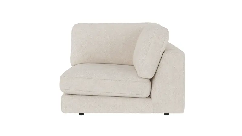 127591 b sb A Duncan 1 seater Corner ivory fabric Anna #20 (c3).