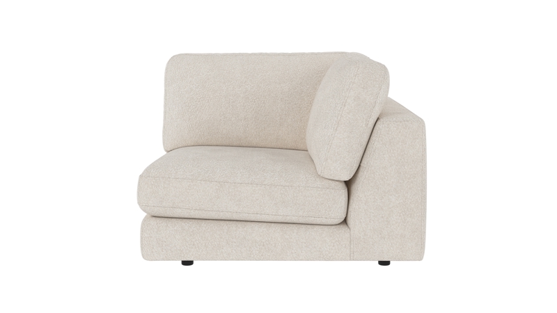 127591 b sb A Duncan 1 seater Corner ivory fabric Anna #20 (c3).