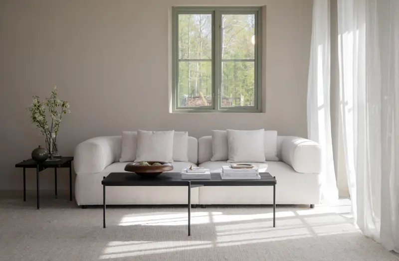 Shelton couchtisch, Schwarz, 145x60 cm
