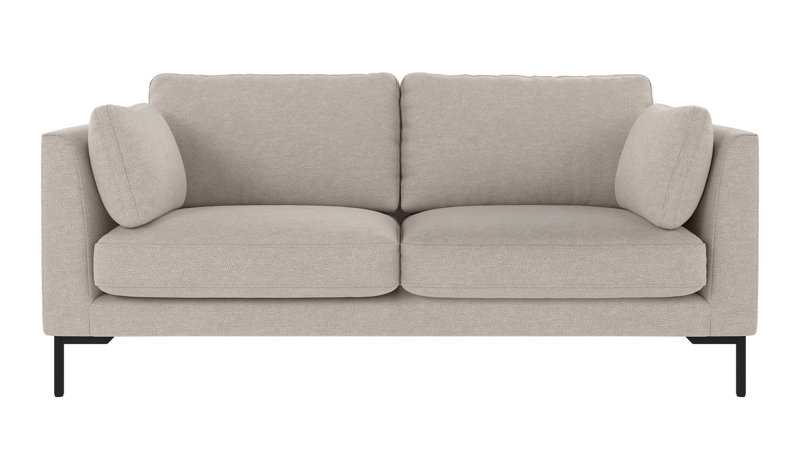 130271 b sb A Corwin sofa 2,5-seater beige fabric Oscar #124 (c3).