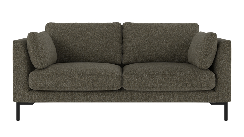 130301 b sb A Corwin sofa 2,5-seater green-brown fabric Oscar #88 (c3).