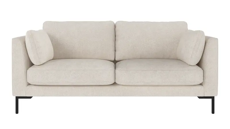 130111 b sb A Corwin sofa 2,5-seater ivory fabric Anna #20 (c3).