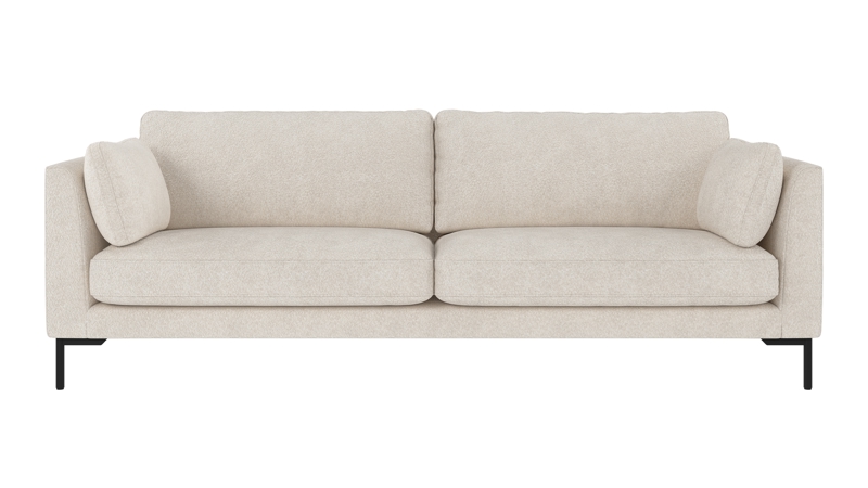 130110 b sb A Corwin sofa 3-seater ivory fabric Anna #20 (c3).