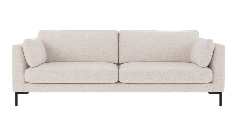 130260 b sb A Corwin sofa 3-seater light beige fabric Oscar #1 (c3).