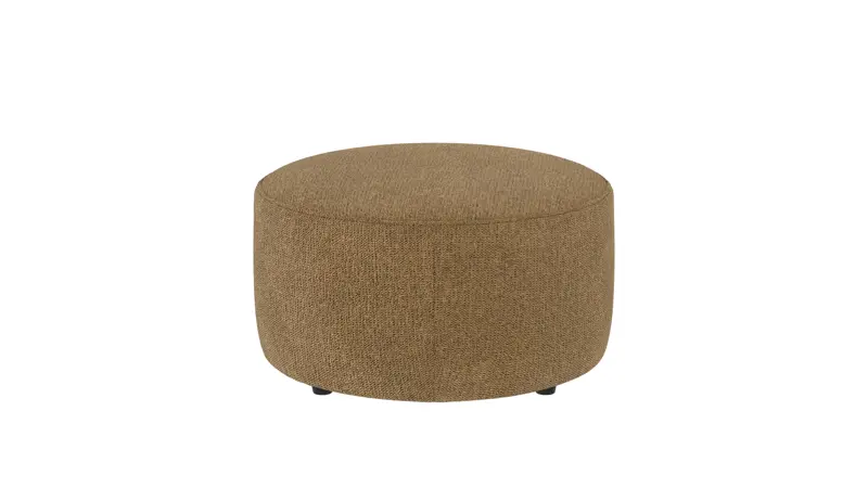 148334 b sb A Joplin pouf Ø70 yellow fabric Max #170 (c2).