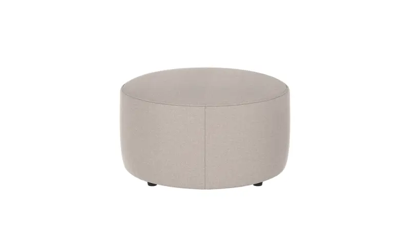 148380 b sb A Joplin pouf Ø70 light beige fabric Rita #1 (c2).