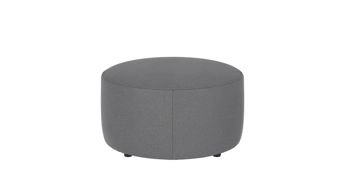 Joplin pouffe, Rita #167 light grey, 70x70x37 cm | Rowico Home