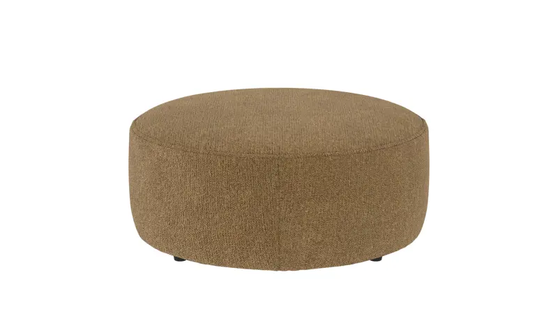 148634 b sb A Joplin pouf Ø90 yellow fabric Max #170 (c2).