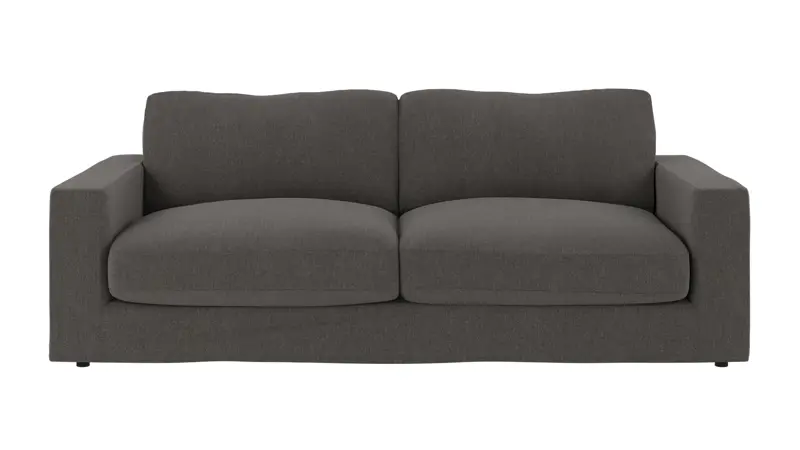 260200 b sb A Langdon 3-seater sofa slate grey fabric Casual #01.