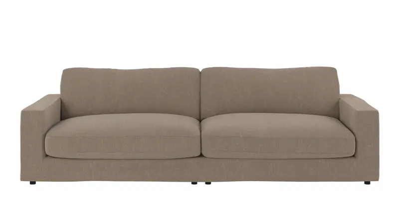 250260 b sb A Langdon 4-seater sofa nougat fabric Casual #04.
