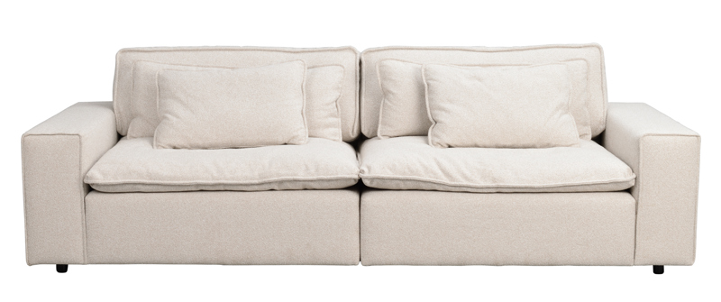 219420 b sb a Rawlins 3-seater sofa maxi lightbeige Sandra fabric.