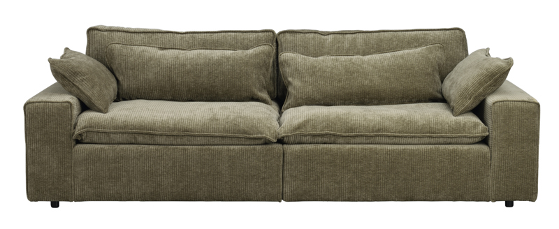 219400 b sb a Rawlins sofa green Rachel #207.