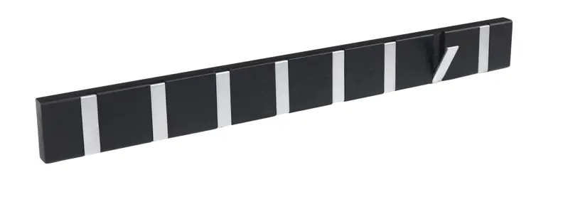 134347 b sb a Confetti hanger 8 flip hooks black oak.