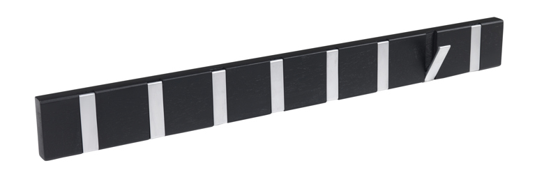 134347 b sb a Confetti hanger 8 flip hooks black oak.