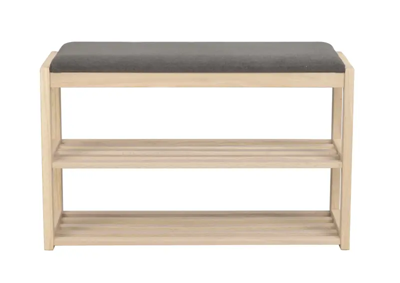 134361 b sb a Confetti bench shoe stand whitepigm. oak.