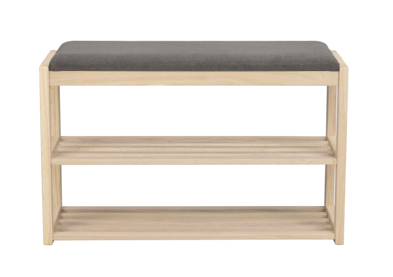 134361 b sb a Confetti bench shoe stand whitepigm. oak.