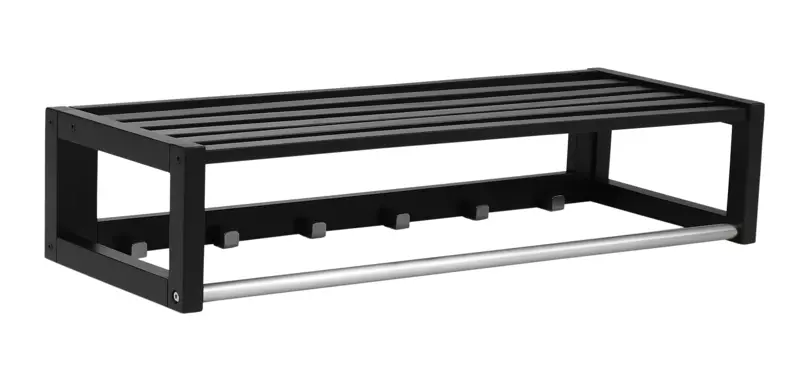 134322 b sb a Confetti hat rack black oak.