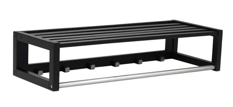 134322 b sb a Confetti hat rack black oak.