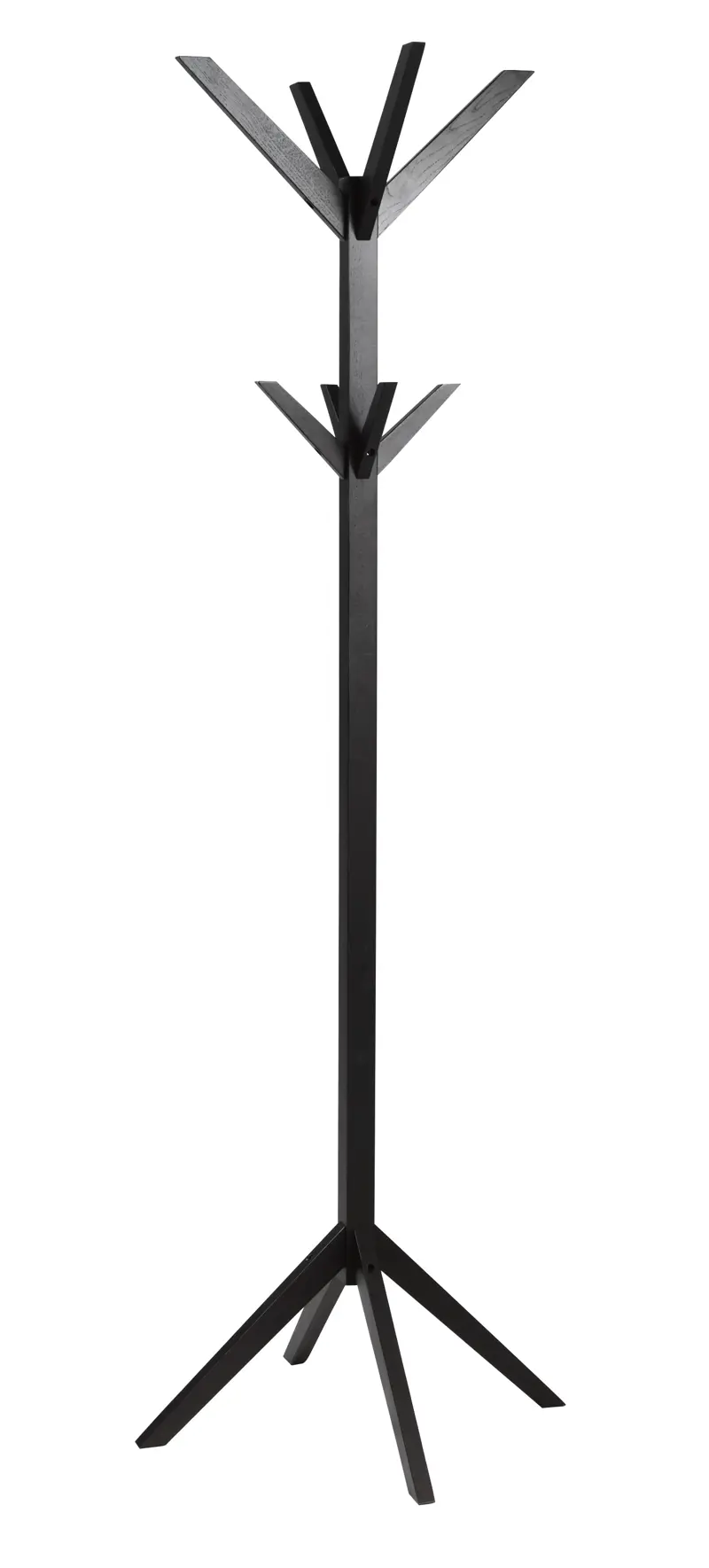 134332 b sb a Confetti clothes hanger black oak.