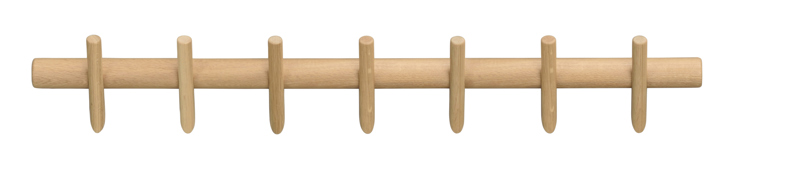 134220 b sb a Hillmond clothes hanger 7 hooks oak.