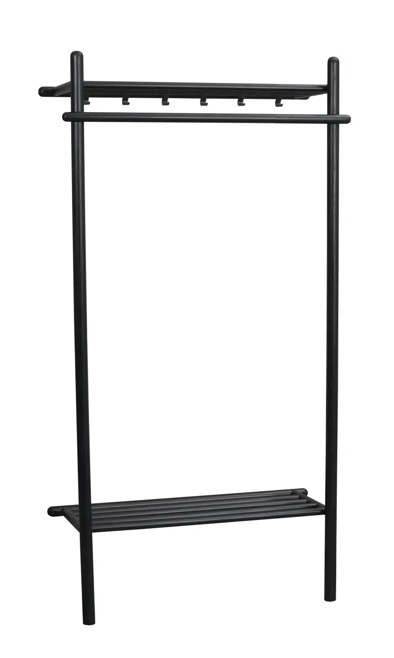 134268 b sb a Milford cllothes hanger black oak.