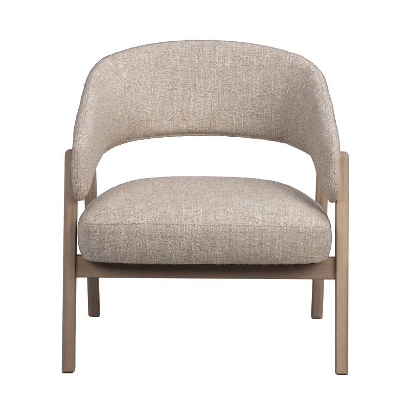 120168 b sb a Barnaby lounge chair light beige whitepigm. oak.