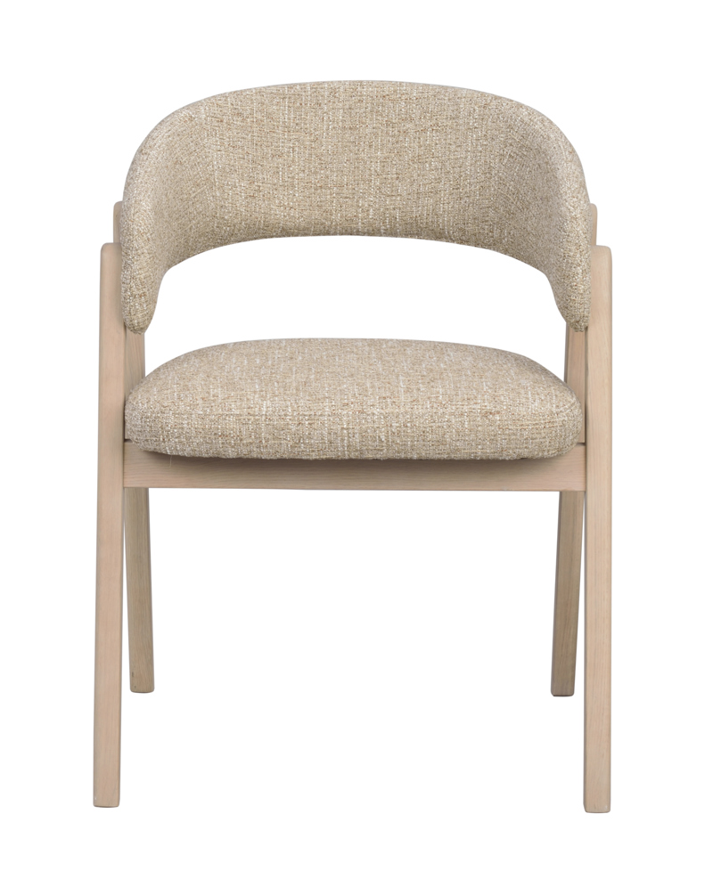 120165 b sb Barnaby armchair whitepigm. oak beige.