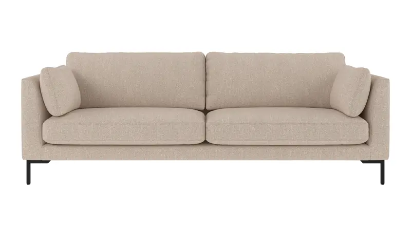 129850 b sb A Corwin sofa 3-seater light beige fabric Sandra #903 (c2).