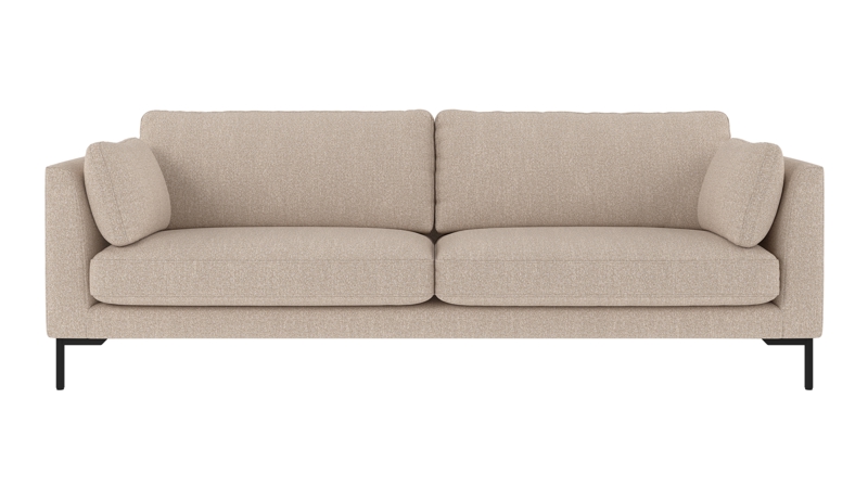 129850 b sb A Corwin sofa 3-seater light beige fabric Sandra #903 (c2).