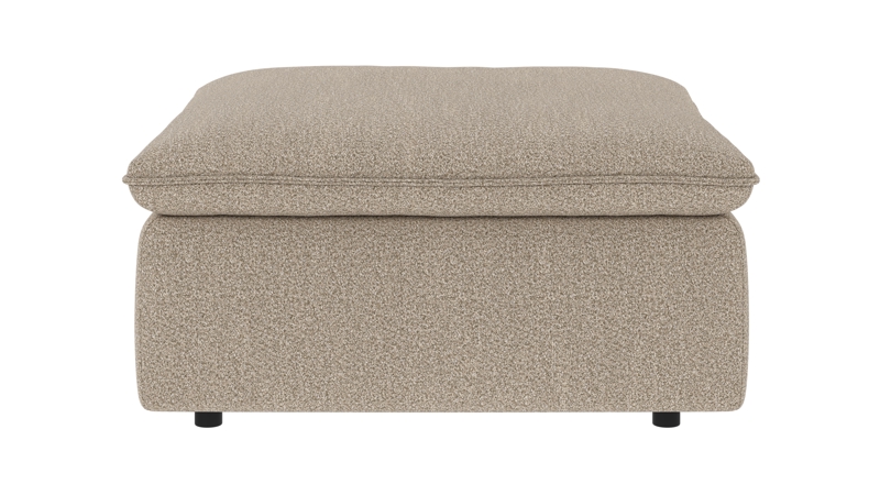 219423 b sb A Rawlins foot stool dark beige fabric Sandra #904 (c2).