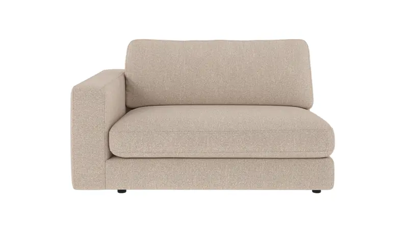 153019 b sb A Duncan 1,5 seater L light beige fabric Sandra #903 (c2).