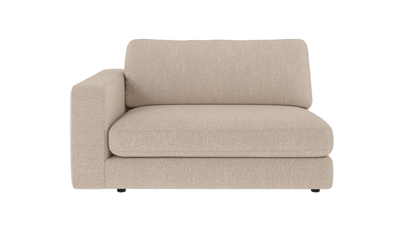 153019 b sb A Duncan 1,5 seater L light beige fabric Sandra #903 (c2).