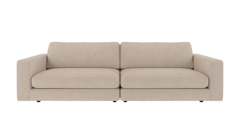 153014 b sb A Duncan sofa 3-seater light beige fabric Sandra #903 (c2).