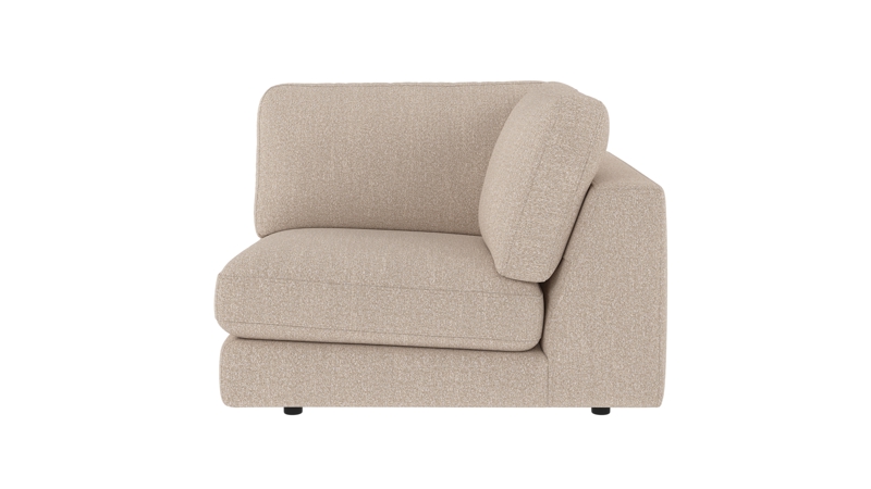 153021 b sb A Duncan 1 seater Corner light beige fabric Sandra #903 (c2).