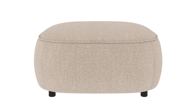 242156 b sb A Norris footstool light beige fabric Sandra #903 (c2).