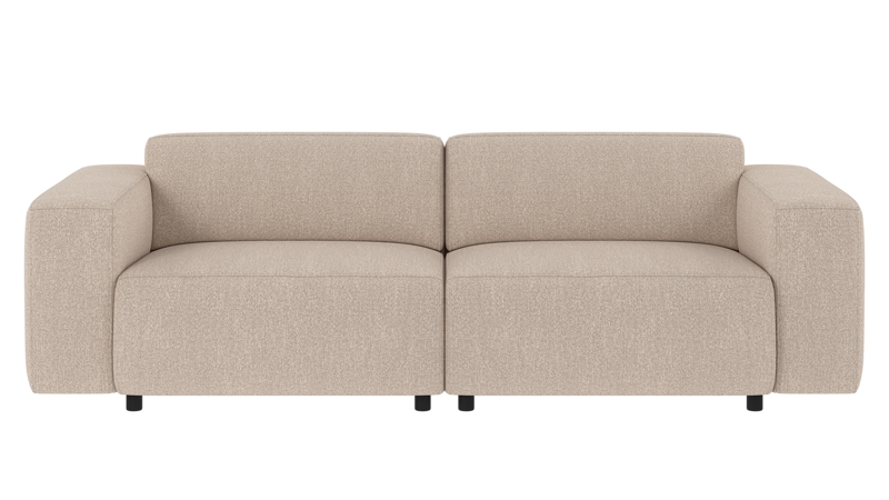 150010 b sb A Willard sofa 3-seater light beige fabric Sandra #903 (c2).
