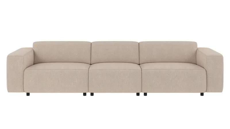 150011 b sb A Willard sofa 4-seater light beige fabric Sandra #903 (c2).