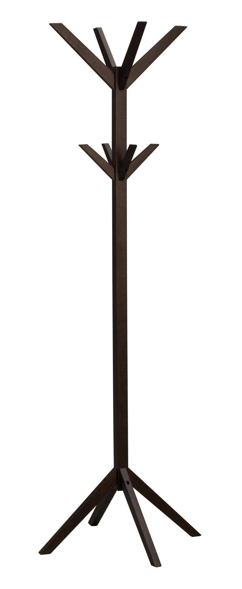 134333 b sb Confetti clothes hanger brown oak.