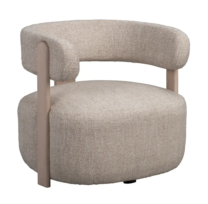 151510 b sb b Jenison lounge chair light beige whitepigm. oak B.