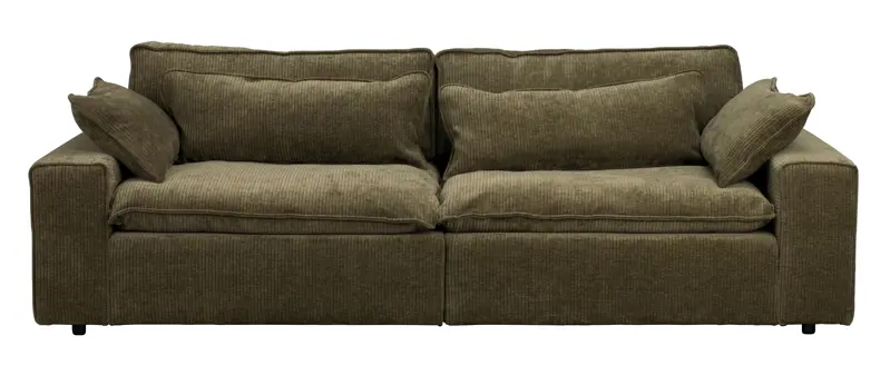 219400 b sb a Rawlins sofa green Rachel #207 B.